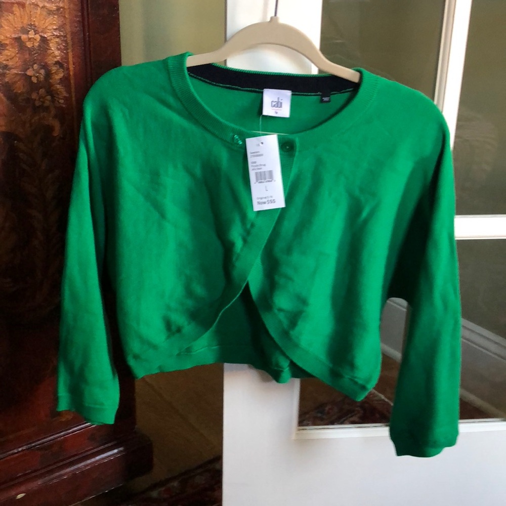 Green Cabi Piccolo Shrug